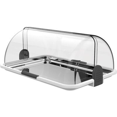 BIGHOUSE IT - Biesse Espositore Vetrina Da Banco Self Service Con Vassoio Acciaio, Bianca Cm44 Doppia Apertura Porta Cornetti Dolci Salati BIGHOUSE IT - Biesse Espositore Vetrina Da Banco Self Service Con Vassoio Acciaio, Bianca Cm44 Doppia Apertura Porta Cornetti Dolci Salati
