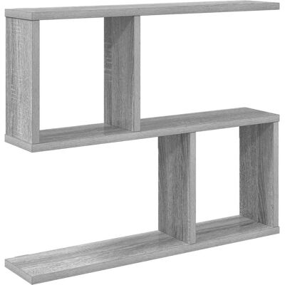 VIDAXL Scaffale Da Parete Sonoma Grigio 60 X 12 X 50,5 Cm VIDAXL Scaffale Da Parete Sonoma Grigio 60 X 12 X 50,5 Cm