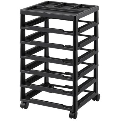 OEM Carrello Portaoggetti Con Ruote Per Album Di Ritagli, 6 Ripiani OEM Carrello Portaoggetti Con Ruote Per Album Di Ritagli, 6 Ripiani