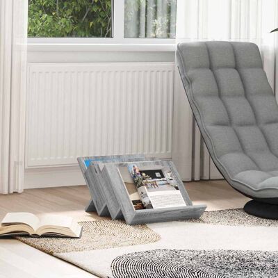 VIDAXL Scaffale Per Riviste Grigio Sonoma 53 X 40 X 28,5 Cm VIDAXL Scaffale Per Riviste Grigio Sonoma 53 X 40 X 28,5 Cm