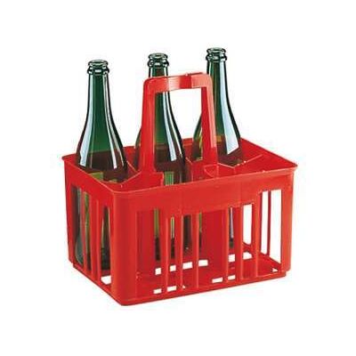 EDA - Ferrari Cestello Portabottiglie Da 6 Posti Rosso 28x18 Cm EDA - Ferrari Cestello Portabottiglie Da 6 Posti Rosso 28x18 Cm