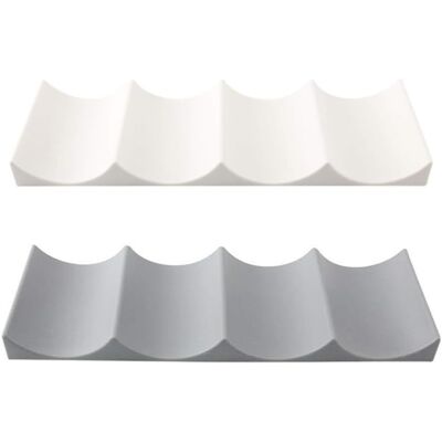 GABRIELLE Portabottiglie Da Vino, Organizer Per Bottiglie Da Frigorifero In 2 Pezzi, Contenitore Per Bottiglie Da Frigorifero, Portabottiglie Da Vino, Portabottiglie In Plastica Per Un Massimo Di 8 Bottiglie, P GABRIELLE Portabottiglie Da Vino, Organizer Per Bottiglie Da Frigorifero In 2 Pezzi, Contenitore Per Bottiglie Da Frigorifero, Portabottiglie Da Vino, Portabottiglie In Plastica Per Un Massimo Di 8 Bottiglie, P