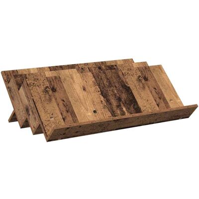 VIDAXL Scaffale Per Riviste Legno Vecchio 90 X 53 X 28,5 Cm VIDAXL Scaffale Per Riviste Legno Vecchio 90 X 53 X 28,5 Cm