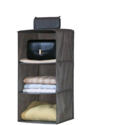 KEEMOTE Mensola Appendiabiti, Organizer Per Armadio Con 3 Scomparti, Organizer Pieghevole E Sistema Di Stoccaggio Salvaspazio 602727cm KEEMOTE Mensola Appendiabiti, Organizer Per Armadio Con 3 Scomparti, Organizer Pieghevole E Sistema Di Stoccaggio Salvaspazio 602727cm
