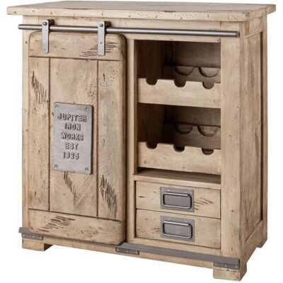 Massivmoebel24 Porta Bottiglie In Legno Di Mango 80x40x82 Sbiancato Laccato Railway 340 Massivmoebel24 Porta Bottiglie In Legno Di Mango 80x40x82 Sbiancato Laccato Railway 340