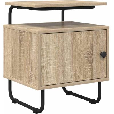 VIDAXL Armadio Da Notte Rovere Sonoma Legno Ingegnerizzato VIDAXL Armadio Da Notte Rovere Sonoma Legno Ingegnerizzato