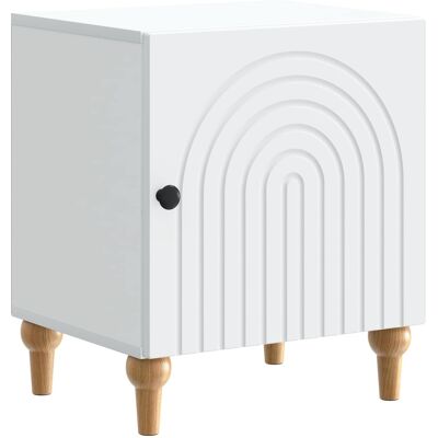 VIDAXL Armadio Da Notte Bianco 43 X 34,5 X 50 Cm Legno Ingegnerizzato VIDAXL Armadio Da Notte Bianco 43 X 34,5 X 50 Cm Legno Ingegnerizzato
