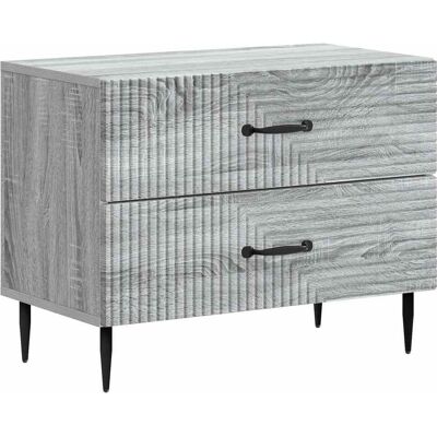 VIDAXL Armadio Da Notte Con Cassetto Grigio Sonoma 62 X 34,5 X VIDAXL Armadio Da Notte Con Cassetto Grigio Sonoma 62 X 34,5 X