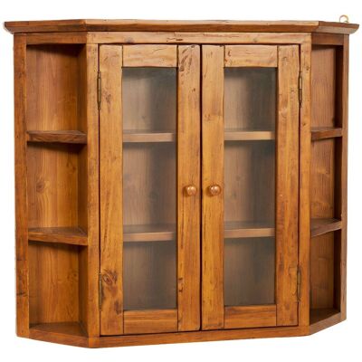 BISCOTTINI Vetrina Vetrinetta Bacheca Piattaia Espositore In Legno Noce Shabby A Muro Parete Appendere Vintage L86xpr21xh75cm Made In Italy BISCOTTINI Vetrina Vetrinetta Bacheca Piattaia Espositore In Legno Noce Shabby A Muro Parete Appendere Vintage L86xpr21xh75cm Made In Italy