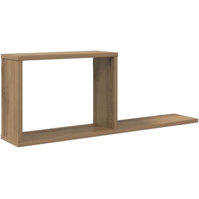VIDAXL Scaffali Flottanti Rovere Artigianale 80 X 15 X 30 Cm VIDAXL Scaffali Flottanti Rovere Artigianale 80 X 15 X 30 Cm