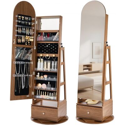 OEM Mobiletto Portagioielli Girevole, Altezza 1655 Mm, Organizzatore OEM Mobiletto Portagioielli Girevole, Altezza 1655 Mm, Organizzatore