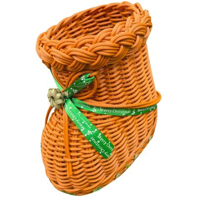 OEM Cestino Porta Scarpe Intrecciato Dall'aspetto Naturale - Verde OEM Cestino Porta Scarpe Intrecciato Dall'aspetto Naturale - Verde