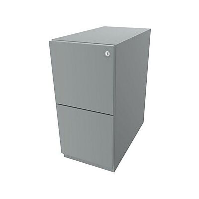 Contenitore mobile BISLEY grigio chiaro con 2 cassetti sospesi - Contenitore di archiviazione Contenitore mobile BISLEY grigio chiaro con 2 cassetti sospesi - Contenitore di archiviazione