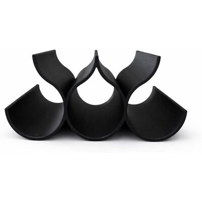 OEM Portabottiglie Per 5 Bottiglie, Organizer Per Vino Nero OEM Portabottiglie Per 5 Bottiglie, Organizer Per Vino Nero