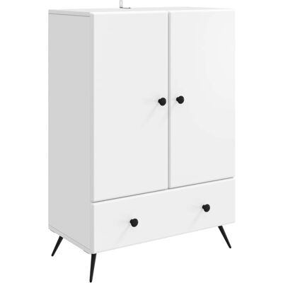 VIDAXL Credenza Bianco 66 X 34,5 X 95 Cm Legno Ingegnerizzato VIDAXL Credenza Bianco 66 X 34,5 X 95 Cm Legno Ingegnerizzato