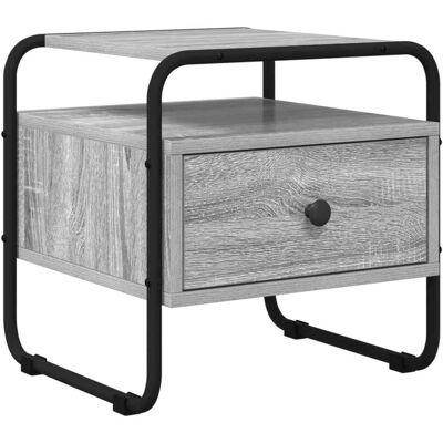 VIDAXL Armadio Da Notte Sonoma Grigio 40 X 39,5 X 40 Cm VIDAXL Armadio Da Notte Sonoma Grigio 40 X 39,5 X 40 Cm