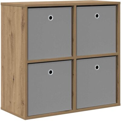 VIDAXL Credenza Rovere Artigianale 68,5 X 32 X 67 Cm VIDAXL Credenza Rovere Artigianale 68,5 X 32 X 67 Cm
