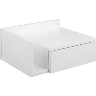 HELLIN Ac Design Furniture Fia - Comodino Bianco Con 1 Cassetto, Comodino Minimalista In Stile Scandinavo, 40 X 32 X 16,5 Cm, 1 Pezzo HELLIN Ac Design Furniture Fia - Comodino Bianco Con 1 Cassetto, Comodino Minimalista In Stile Scandinavo, 40 X 32 X 16,5 Cm, 1 Pezzo