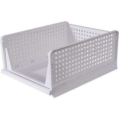 OEM Scaffale Portaoggetti Pieghevole E Impilabile, Organizer Per Cassetti Pieghevole, Organizer Per Armadio Bianco OEM Scaffale Portaoggetti Pieghevole E Impilabile, Organizer Per Cassetti Pieghevole, Organizer Per Armadio Bianco