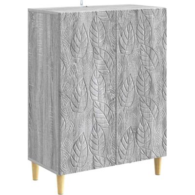 VIDAXL Credenza Sonoma Grigio 66 X 34,5 X 90 Cm Legno VIDAXL Credenza Sonoma Grigio 66 X 34,5 X 90 Cm Legno