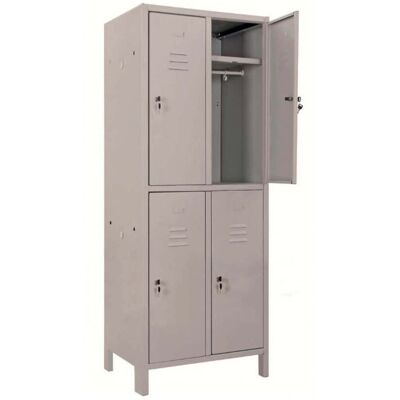 PROMETAL Armadietto Multispogliatoio 4 Posti Lucchettabile PROMETAL Armadietto Multispogliatoio 4 Posti Lucchettabile