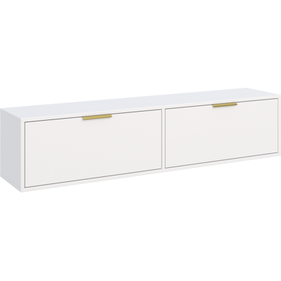 SELSEY Vena – Mobile Porta Tv Sospeso 2 Ante – Bianco – 140 Cm SELSEY Vena – Mobile Porta Tv Sospeso 2 Ante – Bianco – 140 Cm