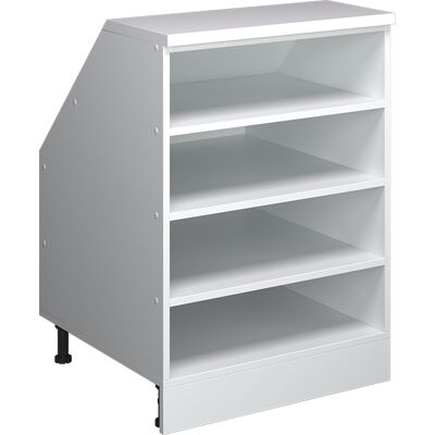 Vicco Armadio Per Tetto Spiovente Rion, Bianco, 60 X 81.8 Cm Con 4 Scomparti, Corpio 60 Cm Profondità, Vicco Armadio Per Tetto Spiovente Rion, Bianco, 60 X 81.8 Cm Con 4 Scomparti, Corpio 60 Cm Profondità,