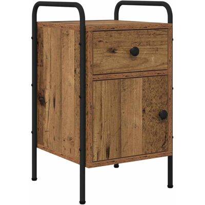 VIDAXL Armadio Da Notte Legno Antico 35 X 36,5 X 61 Cm VIDAXL Armadio Da Notte Legno Antico 35 X 36,5 X 61 Cm