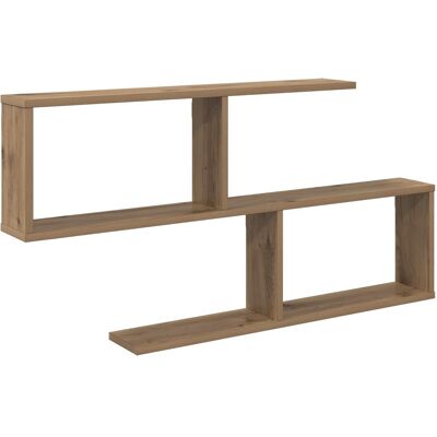 VIDAXL Scaffale Da Parete Rovere Artigianale 100 X 12 X 50,5 Cm VIDAXL Scaffale Da Parete Rovere Artigianale 100 X 12 X 50,5 Cm