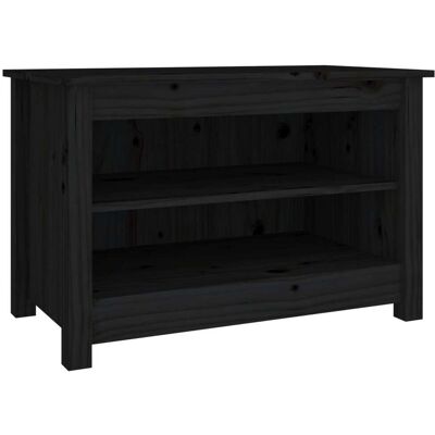 HELLOSHOP26 Panca Portascarpe/stivali Cassettiera Scaffale Mobiletto Portaoggetti Per Ingresso 70 X 38 X 45,5 Cm Legno Di Pino Massello Nero 020022994 HELLOSHOP26 Panca Portascarpe/stivali Cassettiera Scaffale Mobiletto Portaoggetti Per Ingresso 70 X 38 X 45,5 Cm Legno Di Pino Massello Nero 020022994