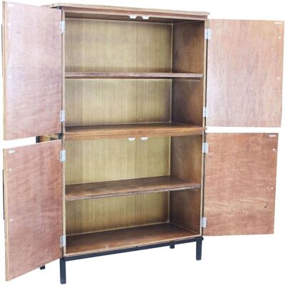 MILANI HOME Rune - Credenza Moderna In Legno Con Quattro Ante MILANI HOME Rune - Credenza Moderna In Legno Con Quattro Ante
