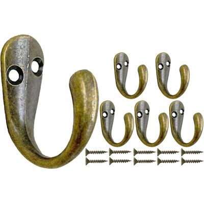 OEM Gancio Appendiabiti Nero, 6 Ganci Da Parete Ganci Da Parete Individuali In Metallo Pesante Retrò Per Porta Di Casa Ingresso Cucina Camera Da Letto Bagno Garage -bronzo OEM Gancio Appendiabiti Nero, 6 Ganci Da Parete Ganci Da Parete Individuali In Metallo Pesante Retrò Per Porta Di Casa Ingresso Cucina Camera Da Letto Bagno Garage -bronzo