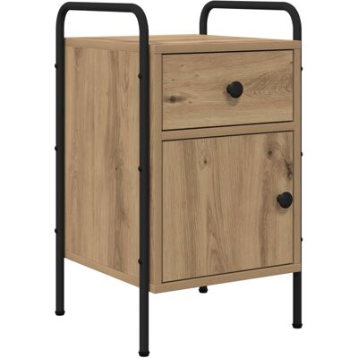 VIDAXL Armadio Da Notte Rovere Artigianale 35 X 36,5 X 61 Cm VIDAXL Armadio Da Notte Rovere Artigianale 35 X 36,5 X 61 Cm