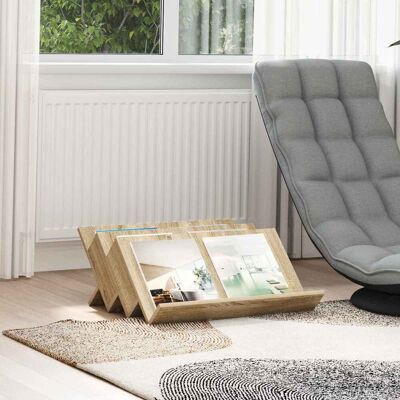 VIDAXL Scaffale Per Riviste Rovere Sonoma 65 X 53 X 28,5 Cm VIDAXL Scaffale Per Riviste Rovere Sonoma 65 X 53 X 28,5 Cm