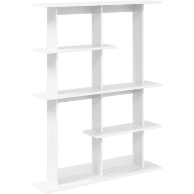 VIDAXL Scaffale Da Parete Bianco 102 X 20 X 130 Cm VIDAXL Scaffale Da Parete Bianco 102 X 20 X 130 Cm