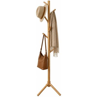 RELAXDAYS Appendiabiti Modulare 8 Ganci Fino A 175 Cm Ingresso & Ufficio Pino Naturale RELAXDAYS Appendiabiti Modulare 8 Ganci Fino A 175 Cm Ingresso & Ufficio Pino Naturale