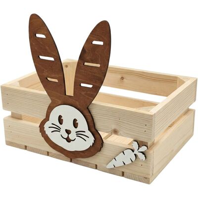 OEM Scatola Di Pasqua In Legno "coniglietto Marrone" Da Assemblare (kit Fai Da Te) OEM Scatola Di Pasqua In Legno "coniglietto Marrone" Da Assemblare (kit Fai Da Te)