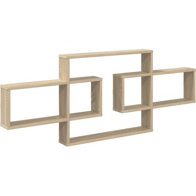 VIDAXL Scaffale Da Parete Rovere Sonoma 130 X 10 X 50 Cm VIDAXL Scaffale Da Parete Rovere Sonoma 130 X 10 X 50 Cm