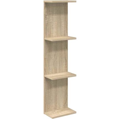 VIDAXL Scaffale Da Parete Rovere Sonoma 22 X 15 X 100 Cm VIDAXL Scaffale Da Parete Rovere Sonoma 22 X 15 X 100 Cm