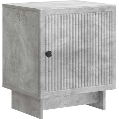 VIDAXL Armadio Da Notte Grigio Cemento 43 X 34,5 X 50 Cm VIDAXL Armadio Da Notte Grigio Cemento 43 X 34,5 X 50 Cm