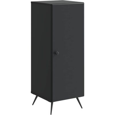 VIDAXL Credenza Nero 33 X 34,5 X 90 Cm Legno Ingegnerizzato VIDAXL Credenza Nero 33 X 34,5 X 90 Cm Legno Ingegnerizzato