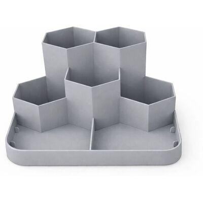 OEM Organizzatore Da Scrivania Grigio Con 7 Scomparti Per Accessori OEM Organizzatore Da Scrivania Grigio Con 7 Scomparti Per Accessori