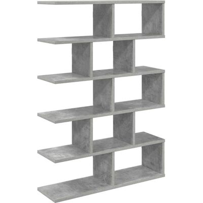 VIDAXL Scaffale Da Parete Grigio Cemento 70 X 20 X 100 Cm VIDAXL Scaffale Da Parete Grigio Cemento 70 X 20 X 100 Cm