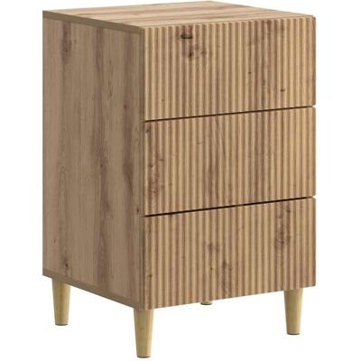 VIDAXL Armadio Da Notte Rovere Artigianale 43 X 41 X 66,5 Cm VIDAXL Armadio Da Notte Rovere Artigianale 43 X 41 X 66,5 Cm