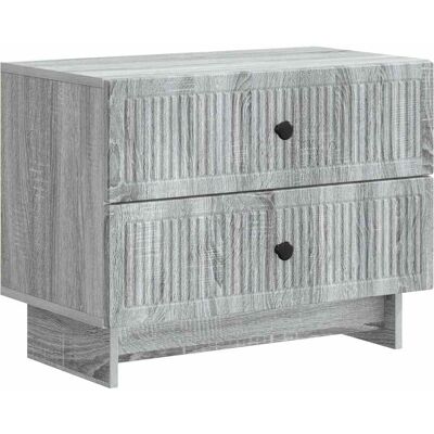 VIDAXL Armadio Da Notte Con Cassetto Grigio Sonoma 62 X 34,5 X VIDAXL Armadio Da Notte Con Cassetto Grigio Sonoma 62 X 34,5 X
