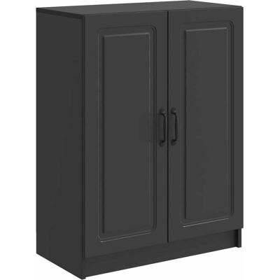 VIDAXL Credenza Nero 66 X 34,5 X 87 Cm Legno Ingegnerizzato VIDAXL Credenza Nero 66 X 34,5 X 87 Cm Legno Ingegnerizzato