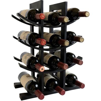 RELAXDAYS Portabottiglie , 12 Bottiglie, Bambù, H X L X P 41 X 30 X 14,5 Cm, Per Vino Rosso RELAXDAYS Portabottiglie , 12 Bottiglie, Bambù, H X L X P 41 X 30 X 14,5 Cm, Per Vino Rosso