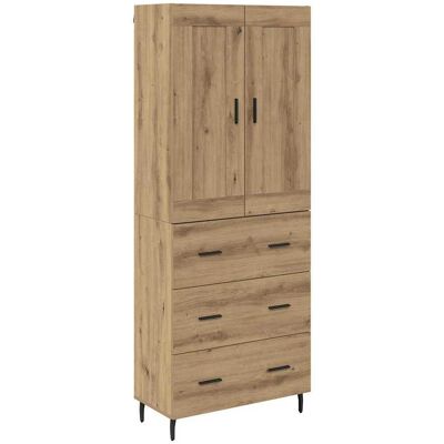 MAISON EXCLUSIVE - Credenza 2 Pz Rovere Artigianale 69,5 X 34 X 180 Cm MAISON EXCLUSIVE - Credenza 2 Pz Rovere Artigianale 69,5 X 34 X 180 Cm