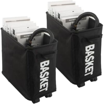 KZQ Carrello Multiplo 21l Con Rotelle, 2 Pezzi, Organizzatore Mobile Per Ufficio Casa Scuola KZQ Carrello Multiplo 21l Con Rotelle, 2 Pezzi, Organizzatore Mobile Per Ufficio Casa Scuola