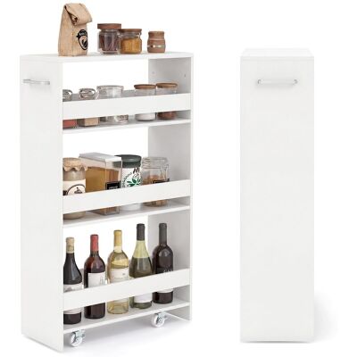 COSTWAY Carrello Da Cucina,carrello Cucina,salvaspazio,carrello Con Ruote Portatutto Cucina,carrello Portafrutta,carrello Portavivande,carrello Portaoggetti,s COSTWAY Carrello Da Cucina,carrello Cucina,salvaspazio,carrello Con Ruote Portatutto Cucina,carrello Portafrutta,carrello Portavivande,carrello Portaoggetti,s